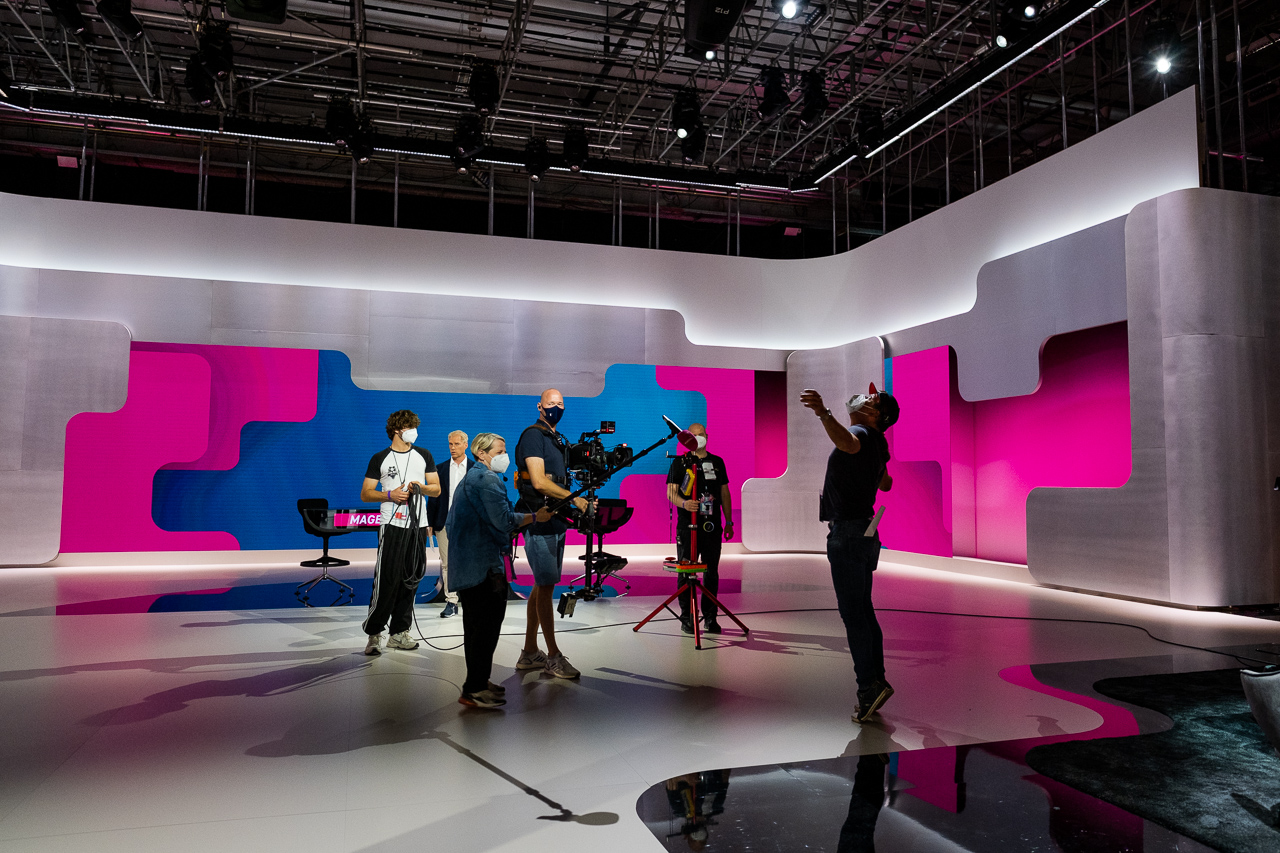 Eröffnung des EM Studios von magenta TV magenta tv 0774